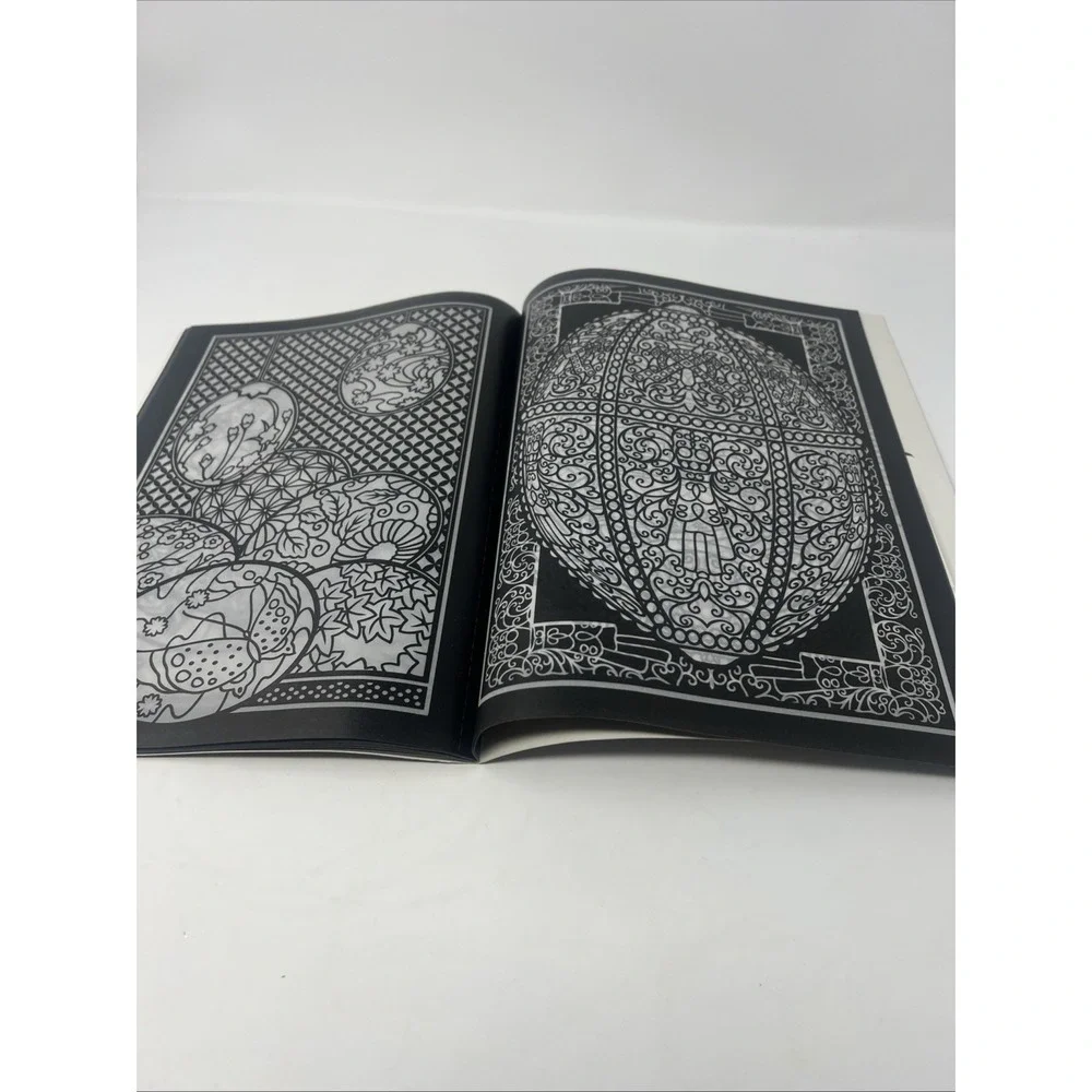 Artful Eggs from Around the World Stained Glass Coloring Book Marty Noble 2011
